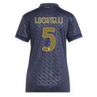 Camisa de Futebol Juventus Manuel Locatelli #5 Equipamento Alternativo Mulheres 2024-25 Manga Curta